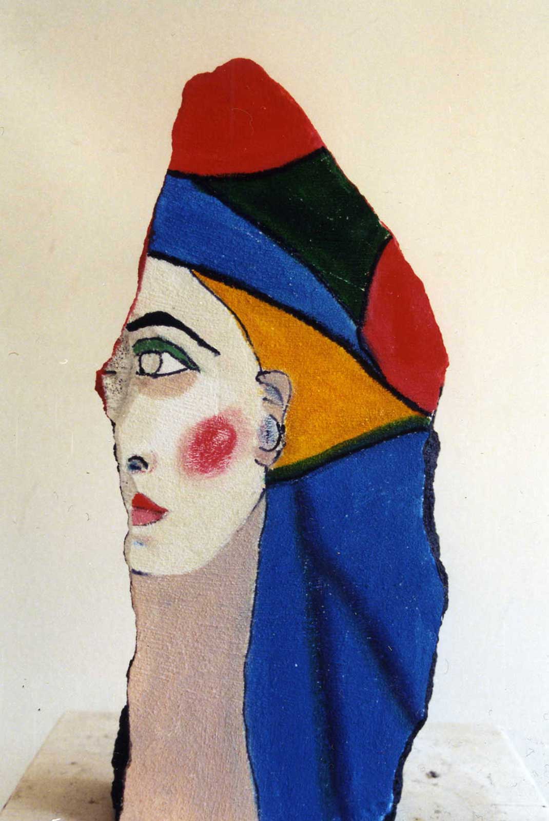 Gezicht kleur muts, gasbeton